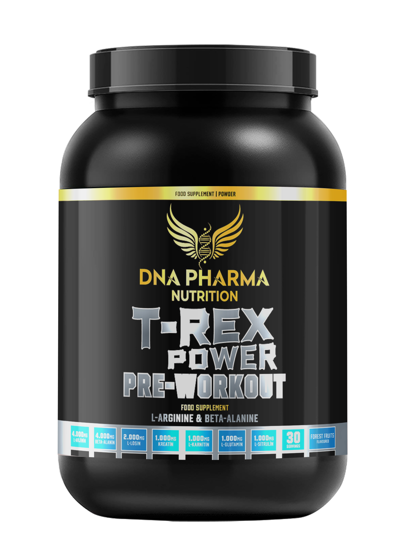 T-REX Power Pre-Workout  L-Arginine & Beta Alanine